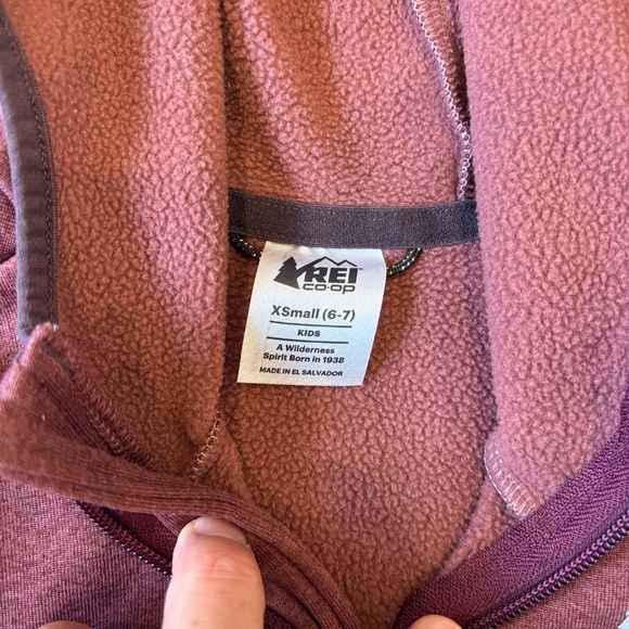 REI Co-op Kids Hooded Fleece Jacket XS (6–7) - Picture 3 of 7